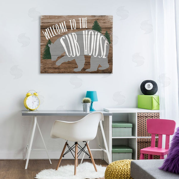 Stupell Industries Stupell Studio | Welcome Cub House Wall Art