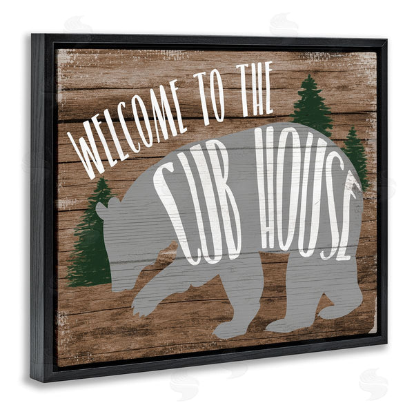 Stupell Industries Stupell Studio | Welcome Cub House Wall Art