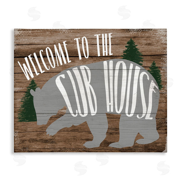 stupell industries Stupell Studio | Welcome Cub House Wall Art