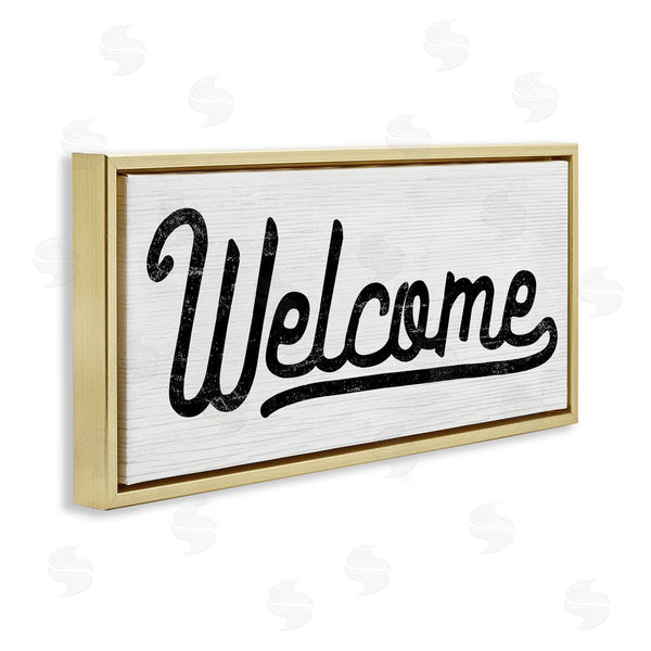 Stupell Industries Stupell Studio | Welcome Sign Whimsical Script