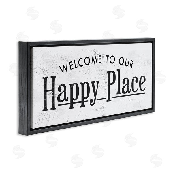 Stupell Industries Stupell Studio | Welcome To Our Happy Place Design