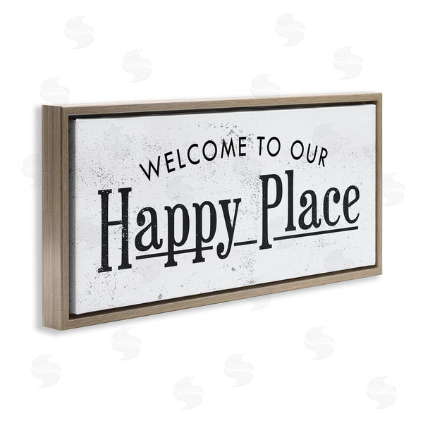 Stupell Industries Stupell Studio | Welcome To Our Happy Place Design