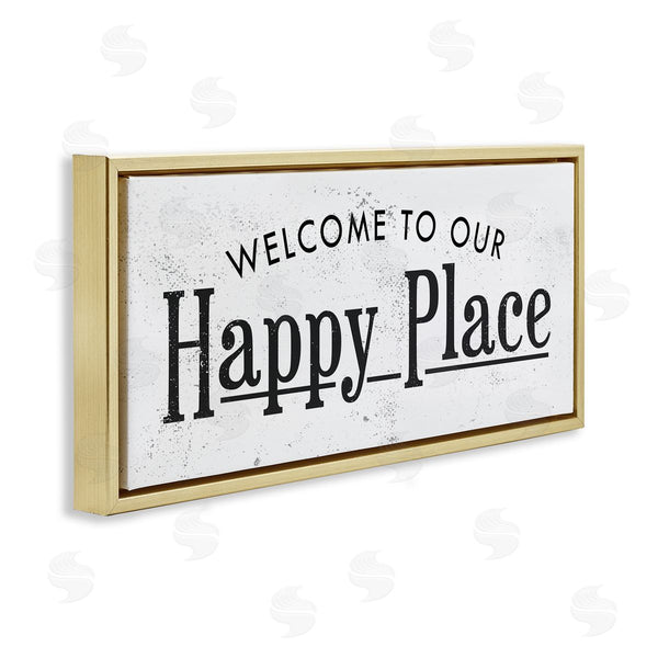 Stupell Industries Stupell Studio | Welcome To Our Happy Place Design
