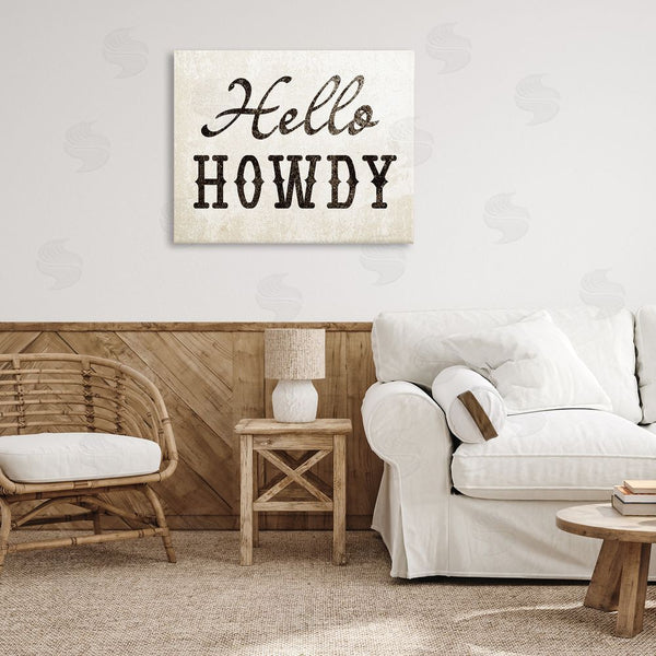 Stupell Industries Stupell Studio | Western Hellow Howdy Wall Art