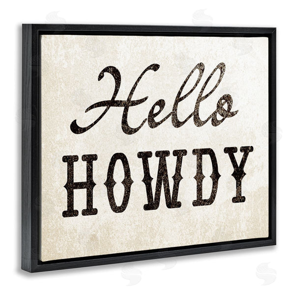 Stupell Industries Stupell Studio | Western Hellow Howdy Wall Art