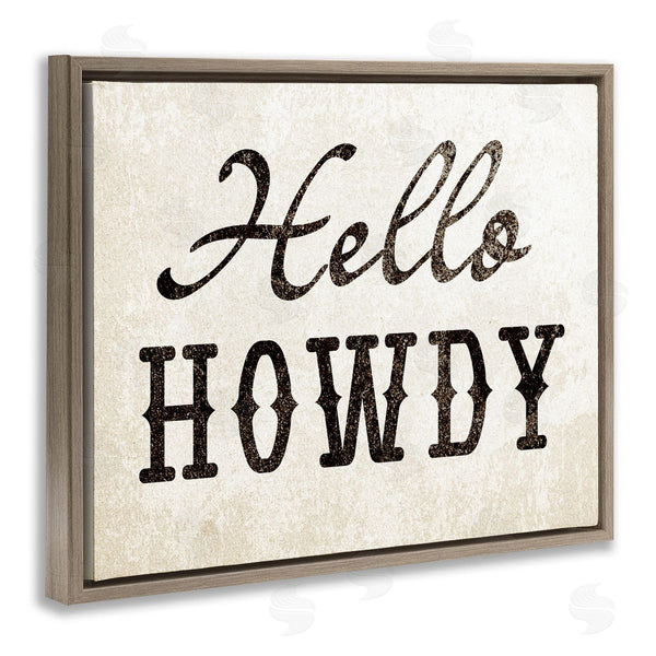 Stupell Industries Stupell Studio | Western Hellow Howdy Wall Art