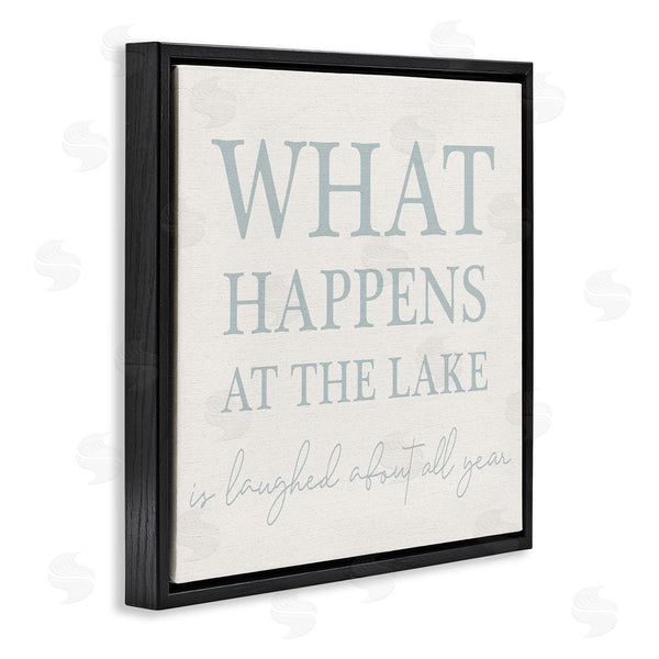 Stupell Industries Stupell Studio | What Happens At Lake Wall Art