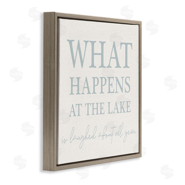 Stupell Industries Stupell Studio | What Happens At Lake Wall Art