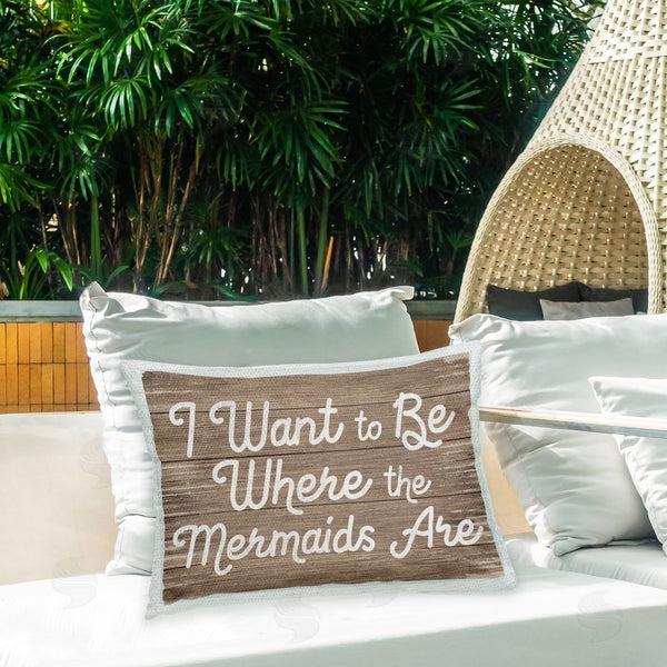 Stupell Industries Stupell Studio | Where Mermaids Are Phrase