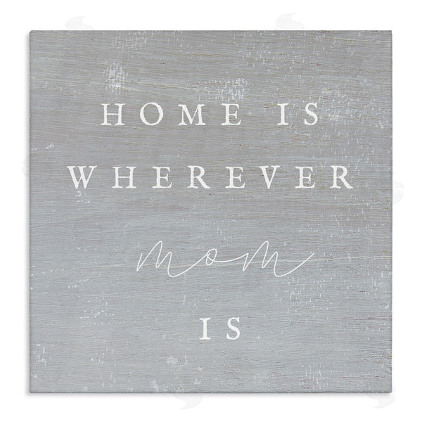 stupell industries Stupell Studio | Where Mom Is Phrase Wall Art