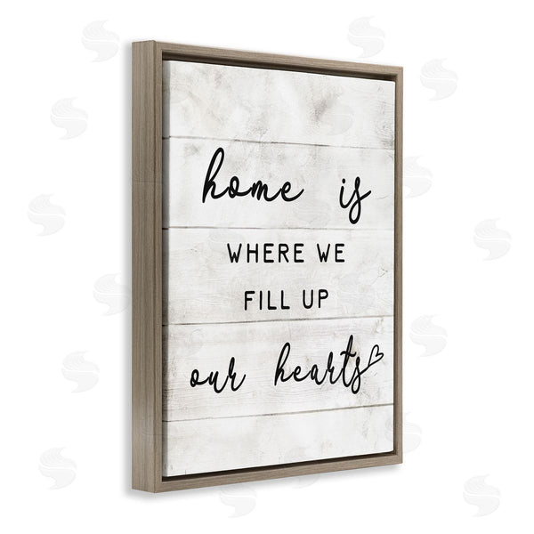 Stupell Industries Stupell Studio | Where We Fill Up Our Hearts
