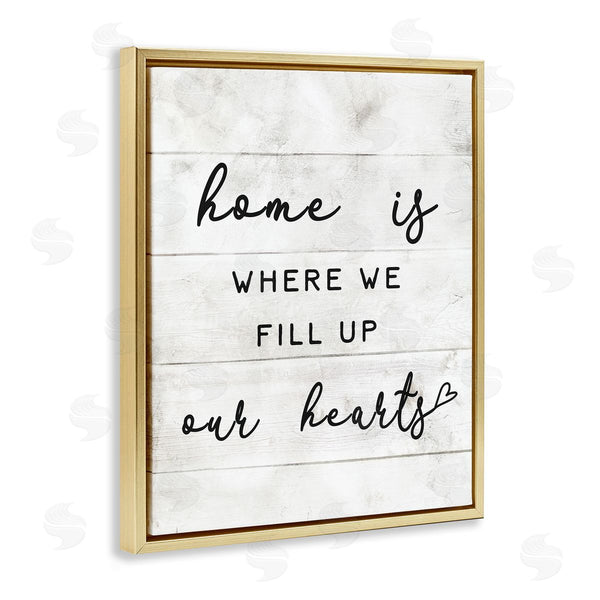 Stupell Industries Stupell Studio | Where We Fill Up Our Hearts
