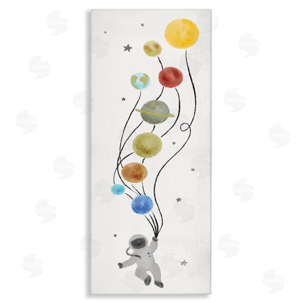 stupell industries Stupell Studio | Whimsical Astronaut Floating Balloon Wall Art