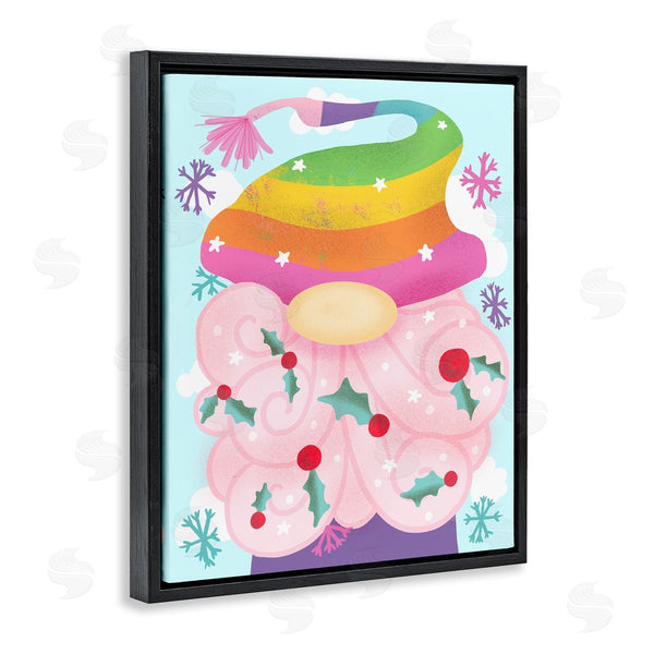 Stupell Industries Stupell Studio | Whimsical Winter Rainbow Gnome Wall Art