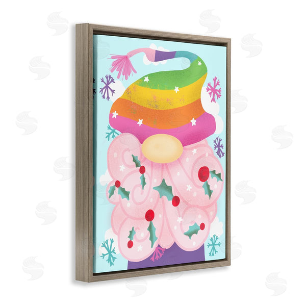 Stupell Industries Stupell Studio | Whimsical Winter Rainbow Gnome Wall Art