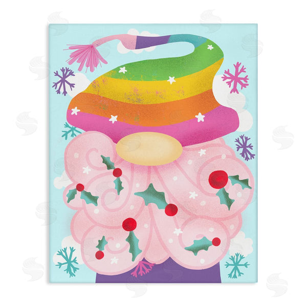 stupell industries Stupell Studio | Whimsical Winter Rainbow Gnome Wall Art