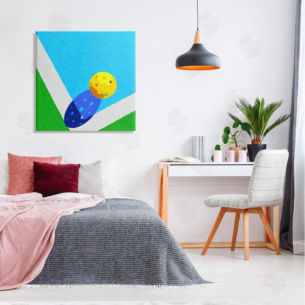Stupell Industries Stupell Studio | Wiffle Ball Court Abstract Sports Wall Art