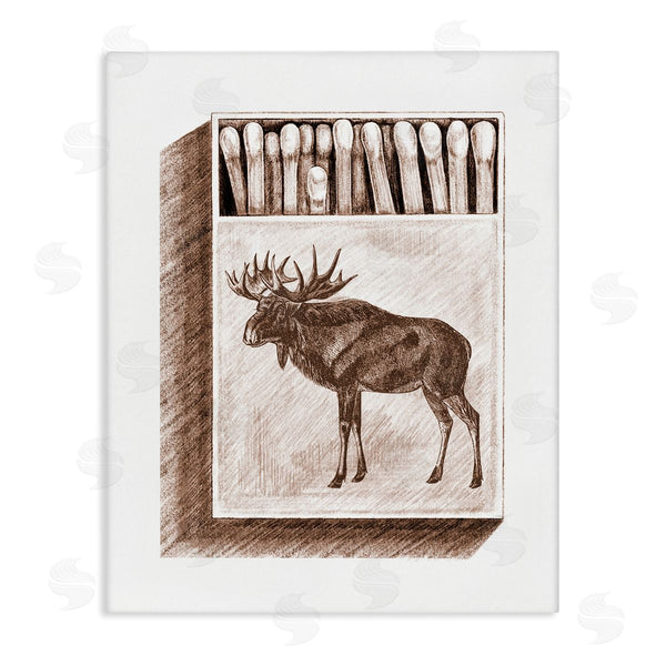 stupell industries Stupell Studio | Wild Moose Matchbook Sketch Wall Art