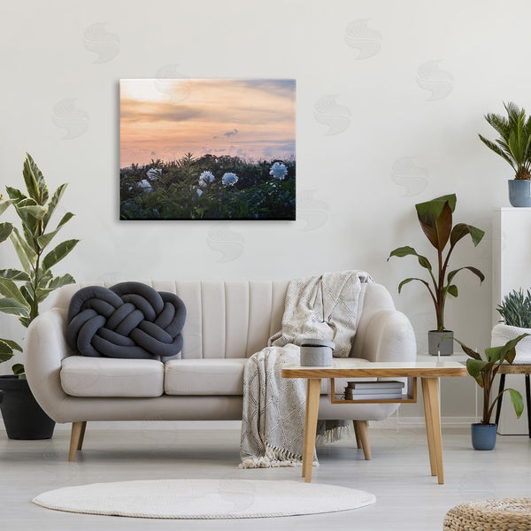 Stupell Industries Stupell Studio | Wildflower Blossoms Sunset Sky Wall Art