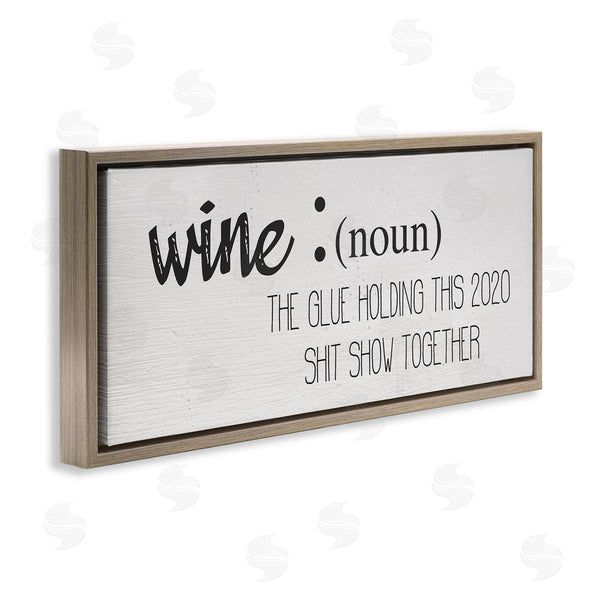 Stupell Industries Stupell Studio | Wine Definition Funny 2020 Drinking Humor