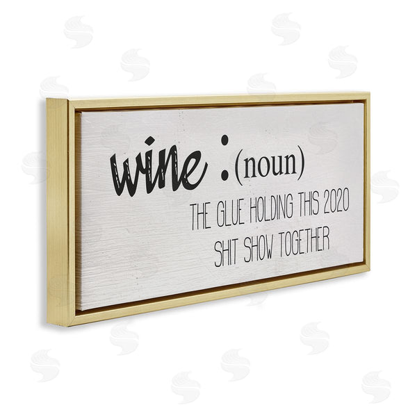 Stupell Industries Stupell Studio | Wine Definition Funny 2020 Drinking Humor