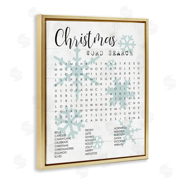Stupell Industries Stupell Studio | Winter Holiday Word Search Activity