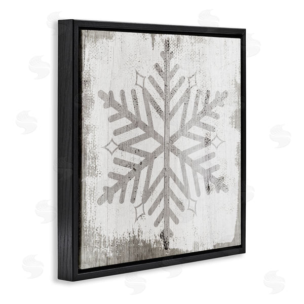 Stupell Industries Stupell Studio | Winter Nature Snowflake Shape