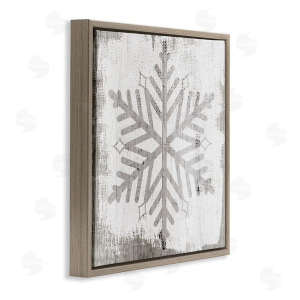 Stupell Industries Stupell Studio | Winter Nature Snowflake Shape