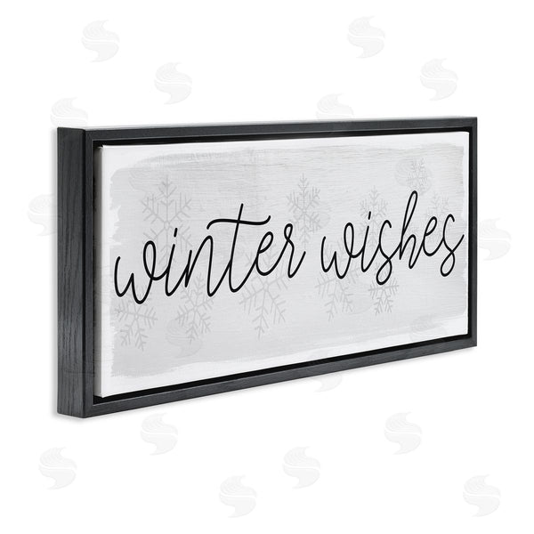 Stupell Industries Stupell Studio | Winter Wishes Sentiment Wall Art