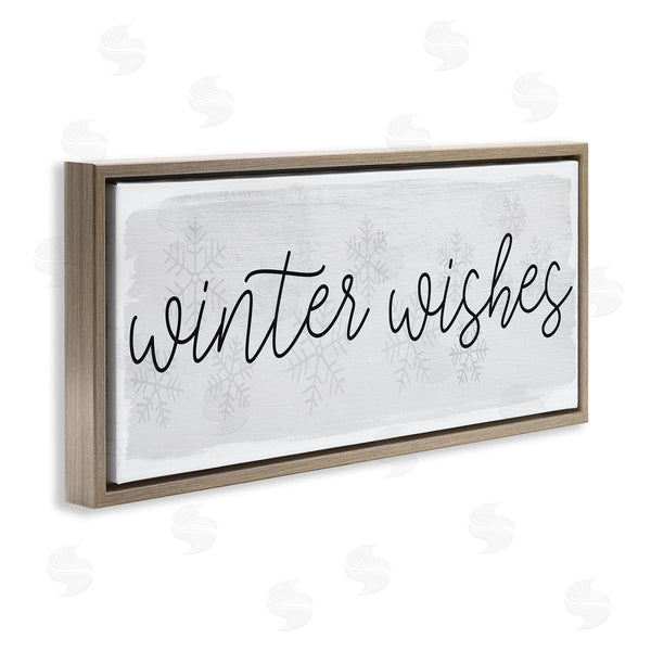 Stupell Industries Stupell Studio | Winter Wishes Sentiment Wall Art