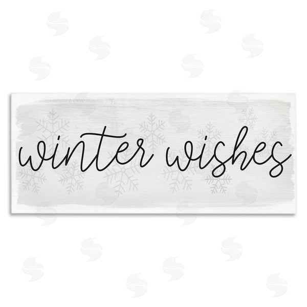 stupell industries Stupell Studio | Winter Wishes Sentiment Wall Art