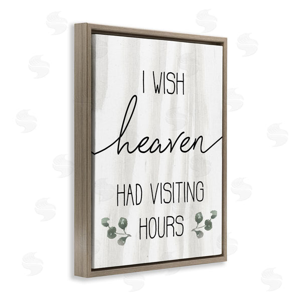 Stupell Industries Stupell Studio | Wish Heaven Had Visiting Hours