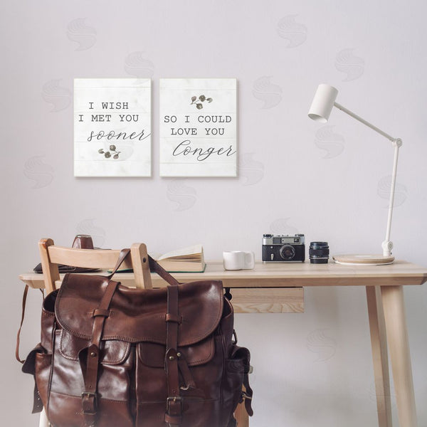 Stupell Industries Stupell Studio | Wish I Met You Sooner Romantic Wall Art