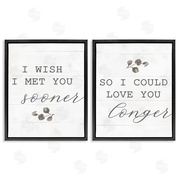 Stupell Industries Stupell Studio | Wish I Met You Sooner Romantic Wall Art