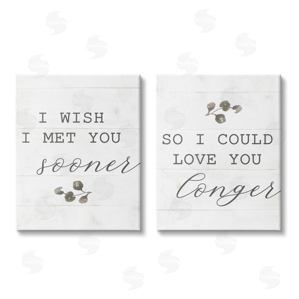 stupell industries Stupell Studio | Wish I met You Sooner Romantic Wall Art