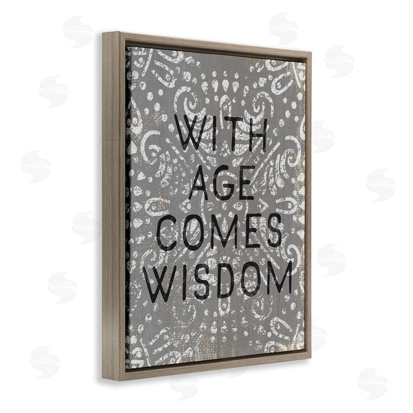 Stupell Industries Stupell Studio | With Age Comes Wisdom Boho