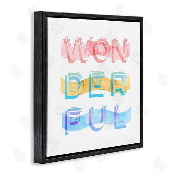 Stupell Industries Stupell Studio | Wonderful Stripes Text Wall Art