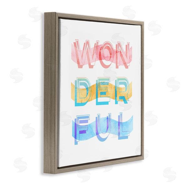 Stupell Industries Stupell Studio | Wonderful Stripes Text Wall Art
