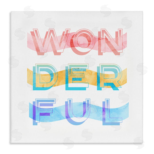 stupell industries Stupell Studio | Wonderful Stripes Text Wall Art