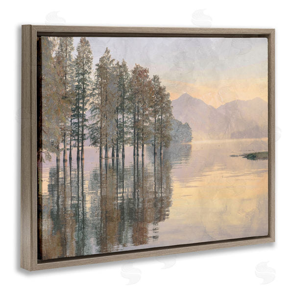 Stupell Industries Stupell Studio | Woodland Lake Reflection Landscape Wall Art