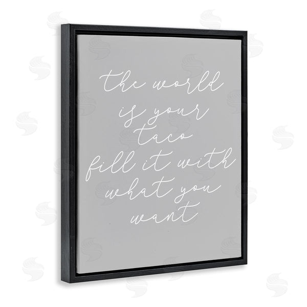 Stupell Industries Stupell Studio | World Is Your Taco Wall Art