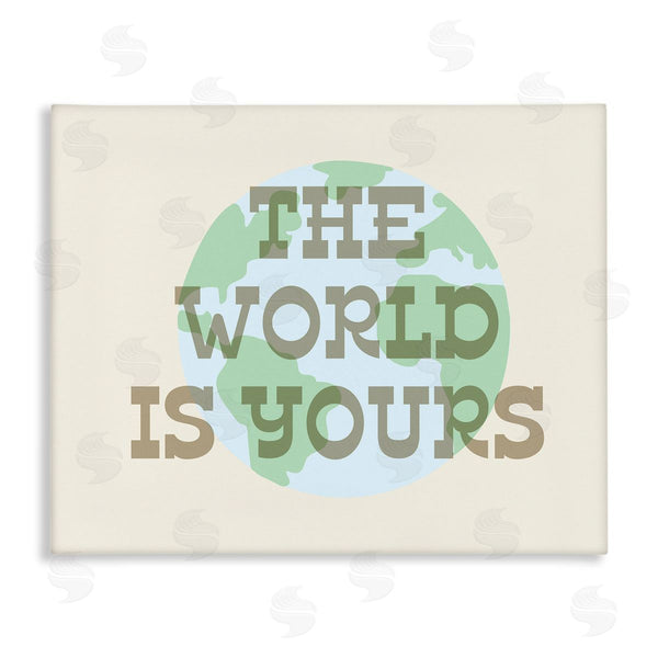 stupell industries Stupell Studio | World Is Yours Phrase Wall Art