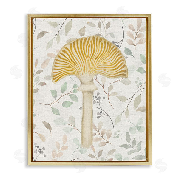 stupell industries Stupell Studio | Yellow Mushroom & Leaves Wall Art