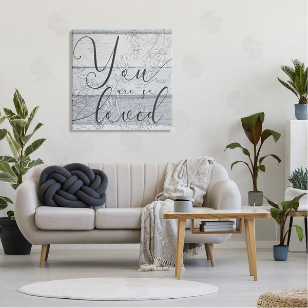 Stupell Industries Stupell Studio | You Are So Loved Country Florals Wall Art
