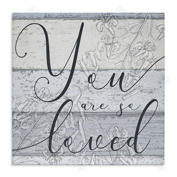stupell industries Stupell Studio | You Are So Loved Country Florals Wall Art