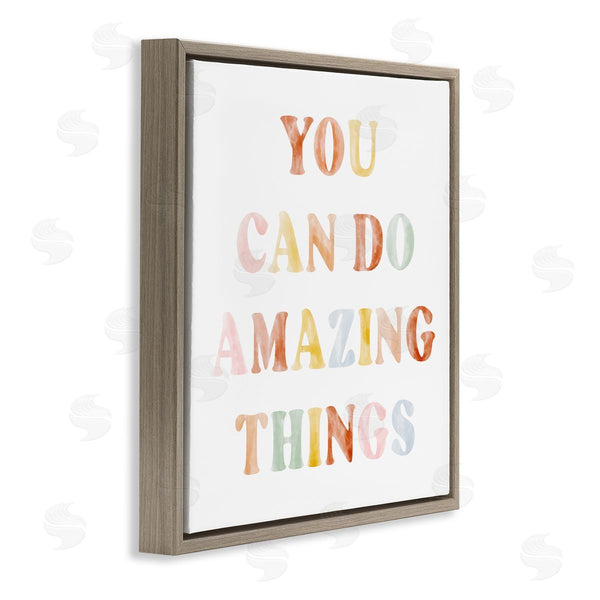 Stupell Industries Stupell Studio | You Can Do Amazing Things Wall Art