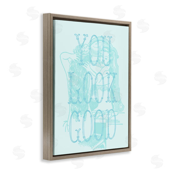 Stupell Industries Stupell Studio | You Look Good Girl In Mirror Wall Art