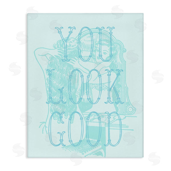 stupell industries Stupell Studio | You Look Good Girl in Mirror Wall Art