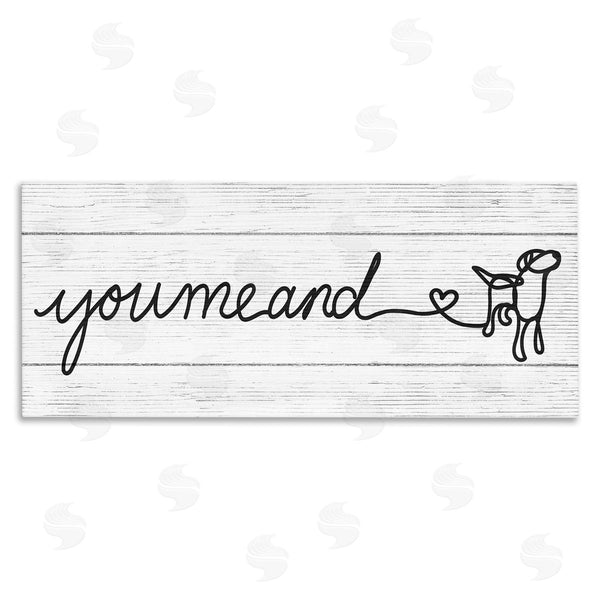 stupell industries Stupell Studio | You Me & Dog Casual Wall Art