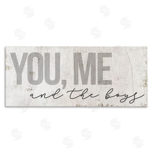 stupell industries Stupell Studio | You Me & The Boys Family Wall Art